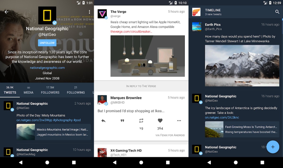 Fenix 2 app overview.