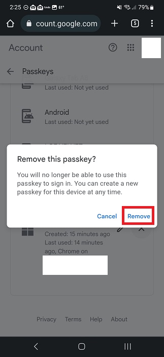 Passwordless Authentication How To Create Passkeys With Google Remove