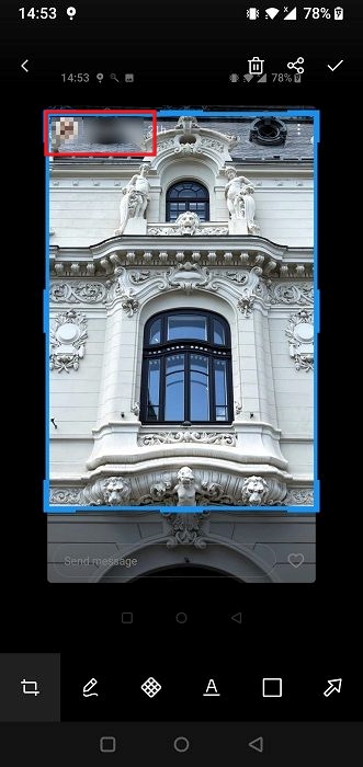 Cropping Story screenshot for repost.