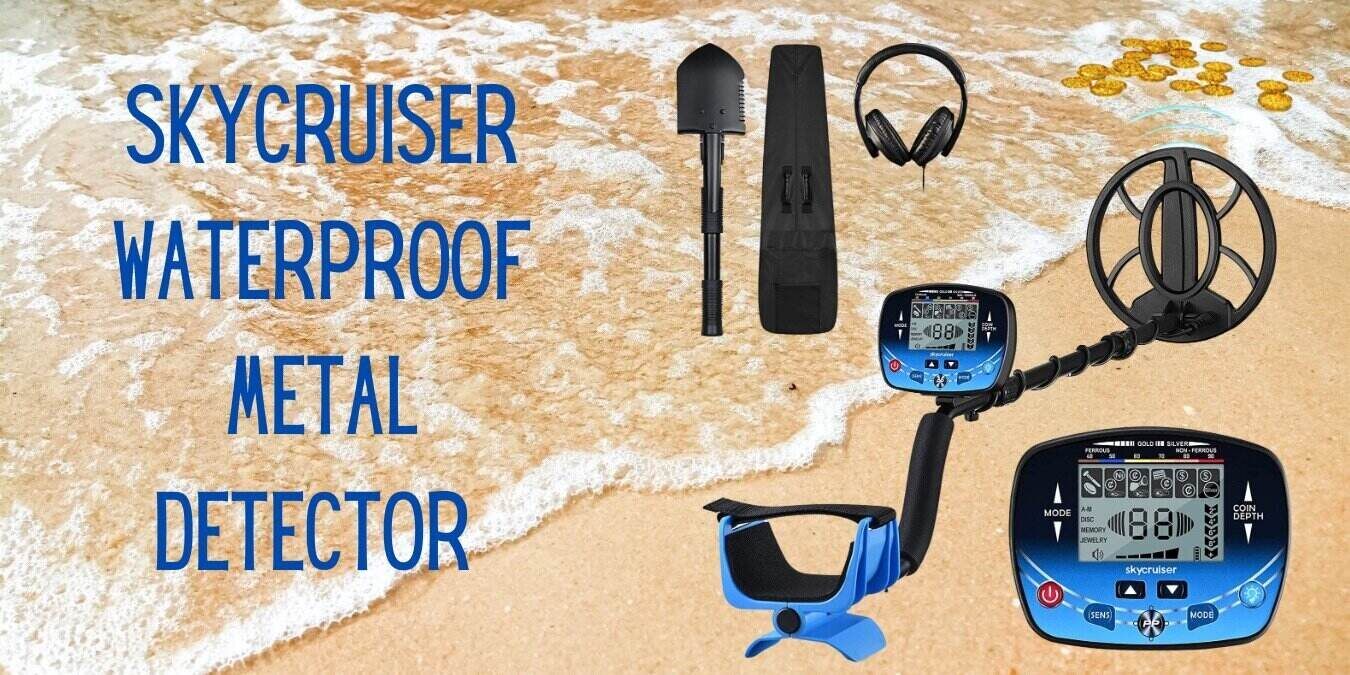 Skycruiser Waterproof Metal Detector Featured