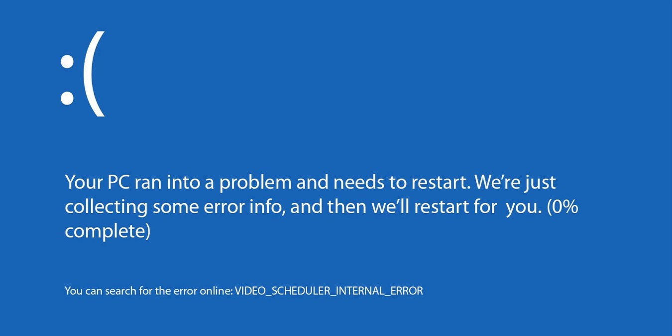 What Causes The Video Scheduler Internal Error Featured