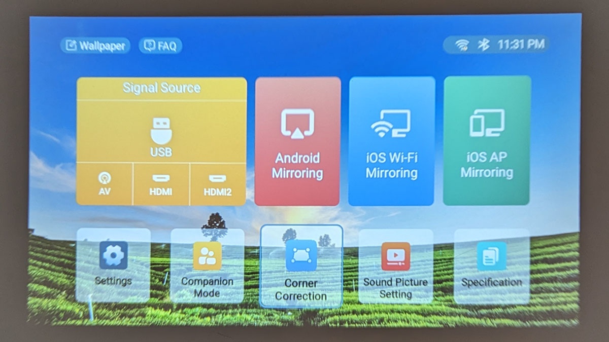 Auking Projector Image Quality