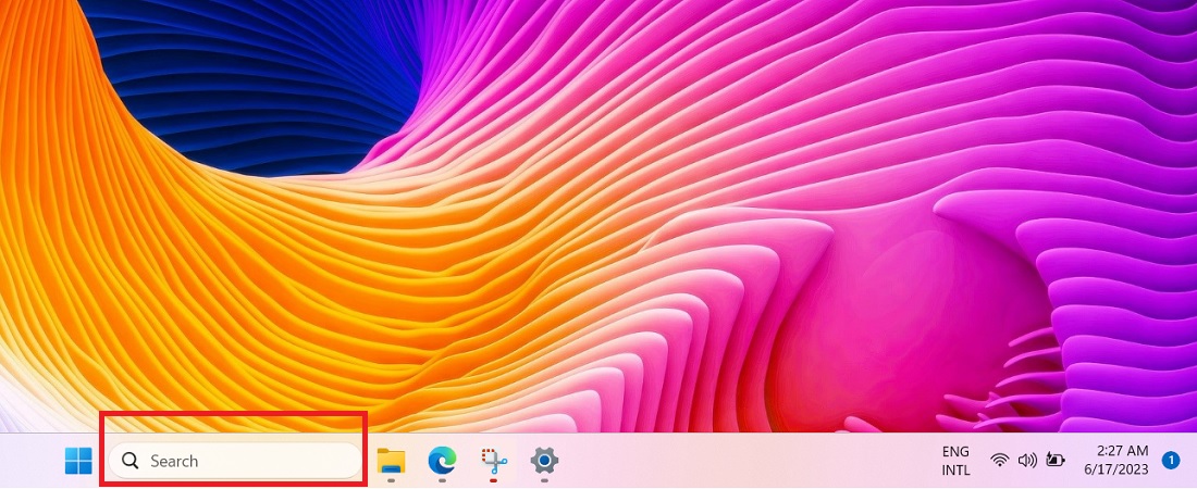 Bing Chat disabled from Windows 11 search box. 