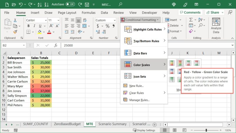 How to Use Conditional Formatting in Microsoft Excel - Make Tech Easier