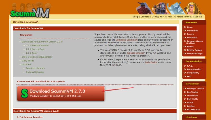 Download Scummvm