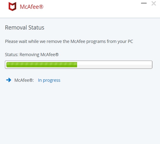 Uninstall a program found in Control Panel from the device. 