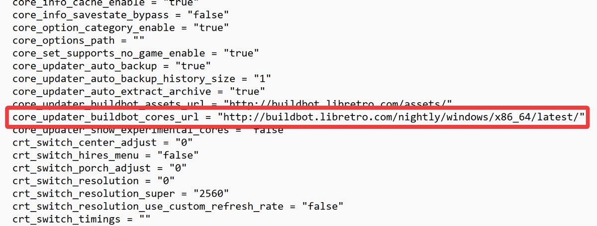 Retroarch Issue Adjusting The Retroarch Configuration File 2