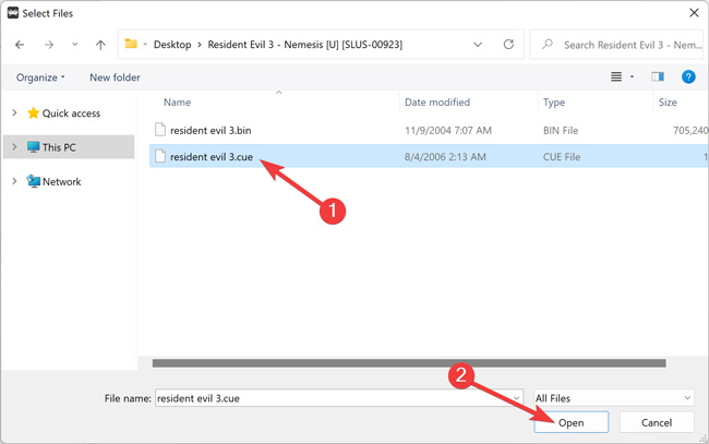 Retroarch Issue Choosing Specific Games