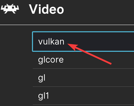 Retroarch Issue Enabling Vulkan On Retroarch