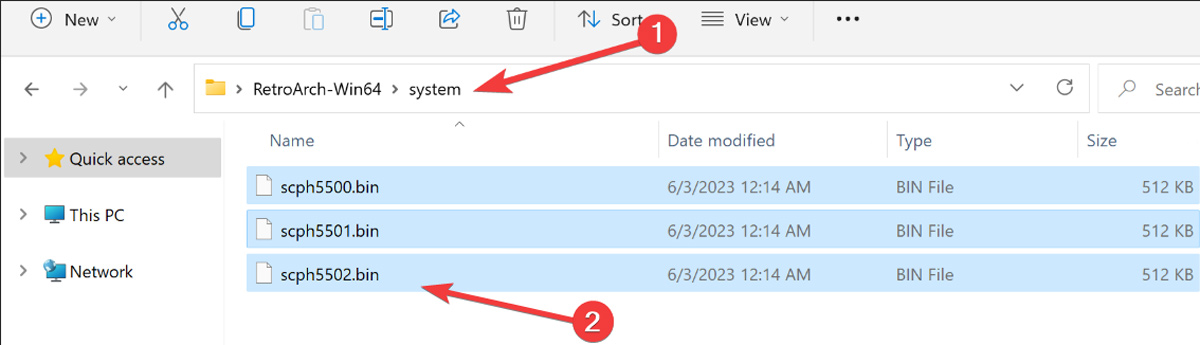 Retroarch Issue Placing Psx Bios Files In Retroarch