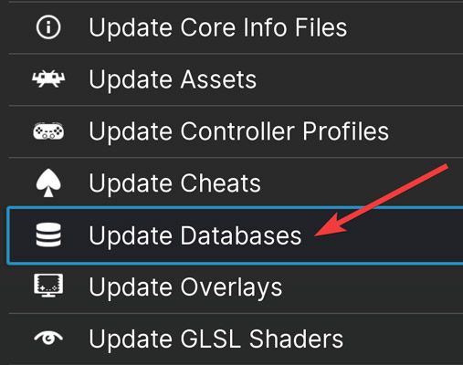 Retroarch Issue Updating Databases On Retroarch