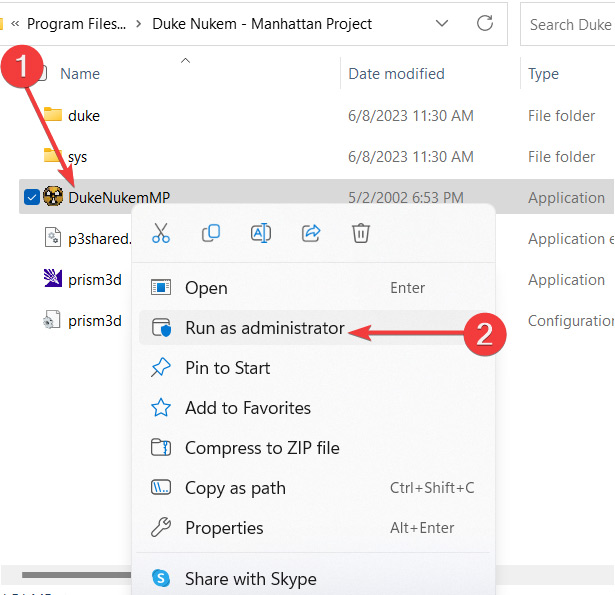 Run As Administrator