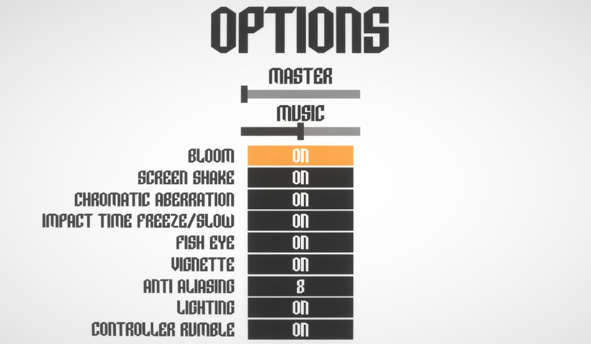 Adjust graphic settings in Square Brawl.