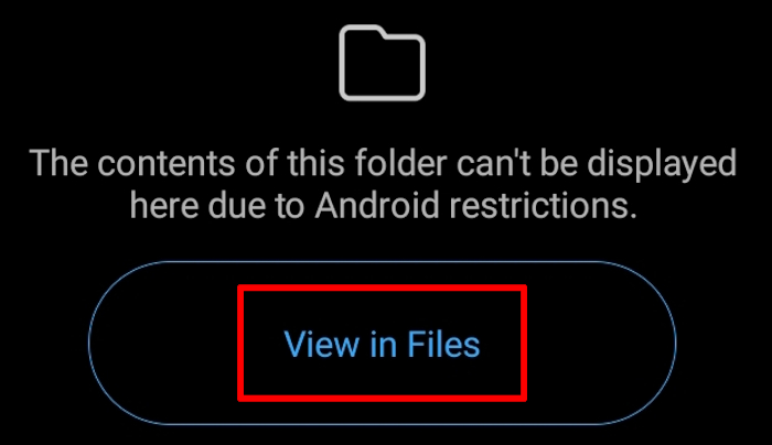 Android File Manager Android Folder Data Folder Prompt