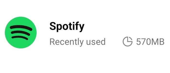 Android Settings Manage Spotify