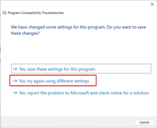 Click The Middle Option 