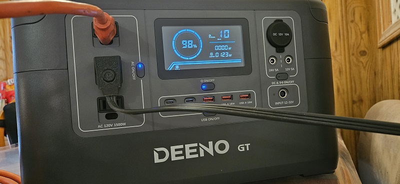 Deeno X1500 Portable Power Station Review Fridge