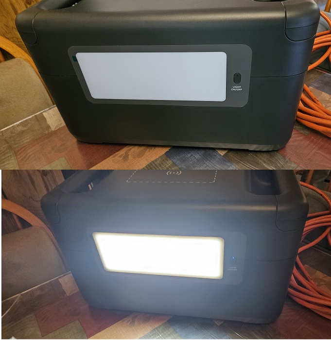 Deeno X1500 Portable Power Station Review Light