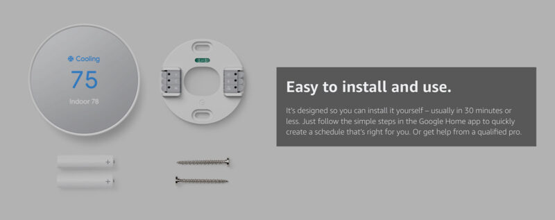 Google Nest Thermostat Installation