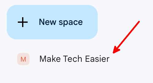 Google Spaces Spaces List Remove Members