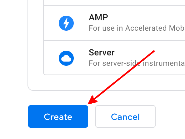 Google Tag Manager Create