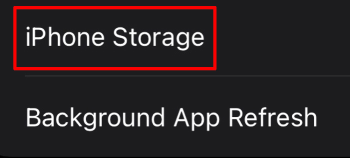Ios Ipados Settings Storage