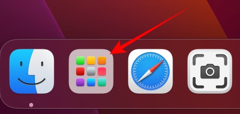 Lauchpad Icon From The Doc On A Mac