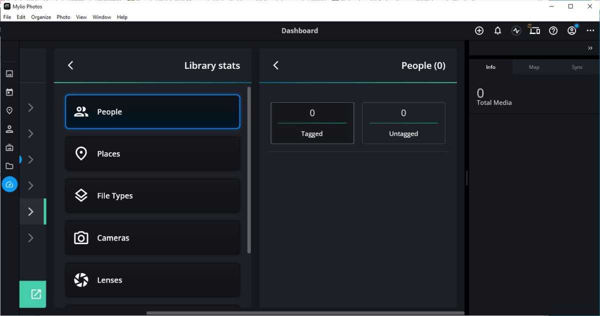Mylio Photos Stats People