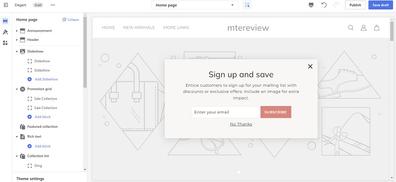 Shoplazza Ecommerce Website Builder Review Customize