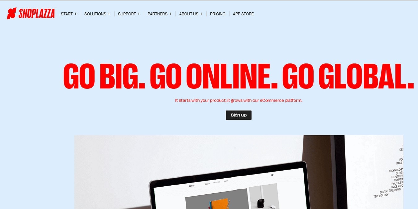 Shoplazza Ecommerce Website Builder Review Featured