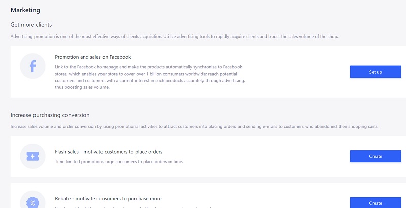 Shoplazza Ecommerce Website Builder Review Marketing