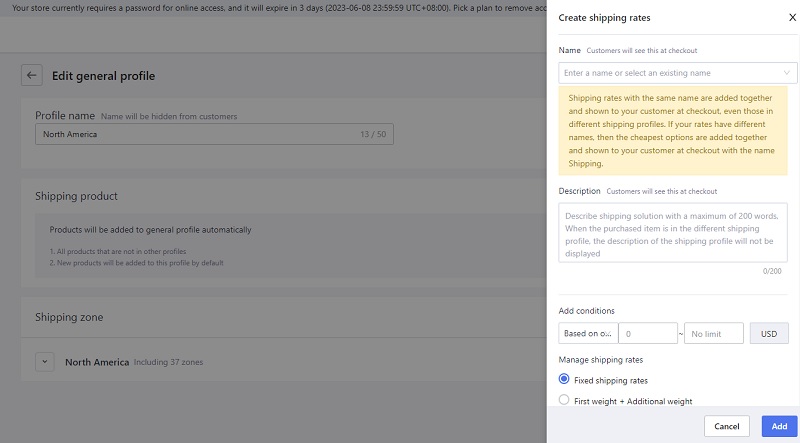 Shoplazza Ecommerce Website Builder Review Shipping