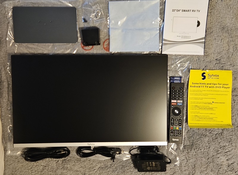 Sylvox 24 Inch 12 Volt Tv Dvd Combo Review Box