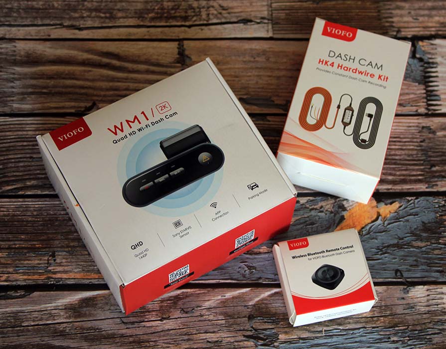 Viofo Wm1 Dashcam All Boxes