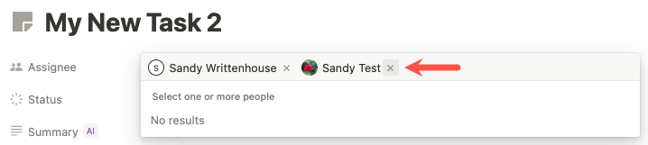 Multiple Assignees for a Task