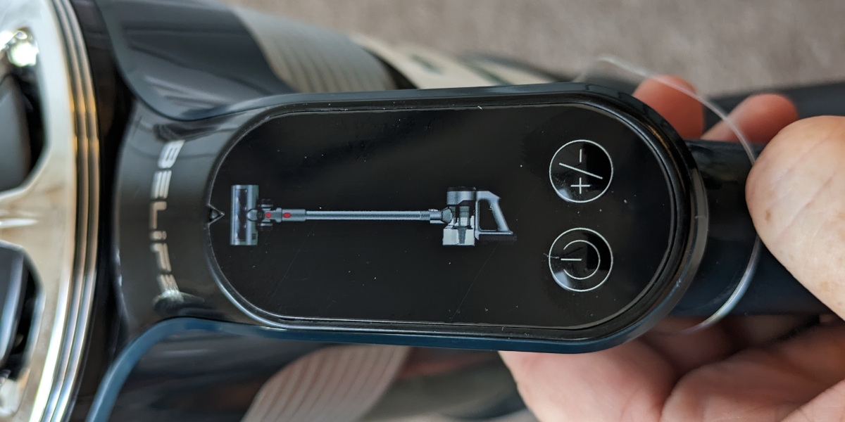 Belife S11 Cordless Vacuum Power Button