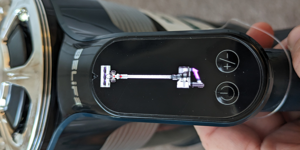 Belife S11 Cordless Vacuum Settings
