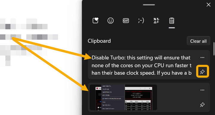 Clipboard Management