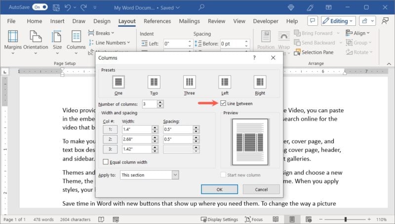How to Add and Format Columns in Microsoft Word - Make Tech Easier