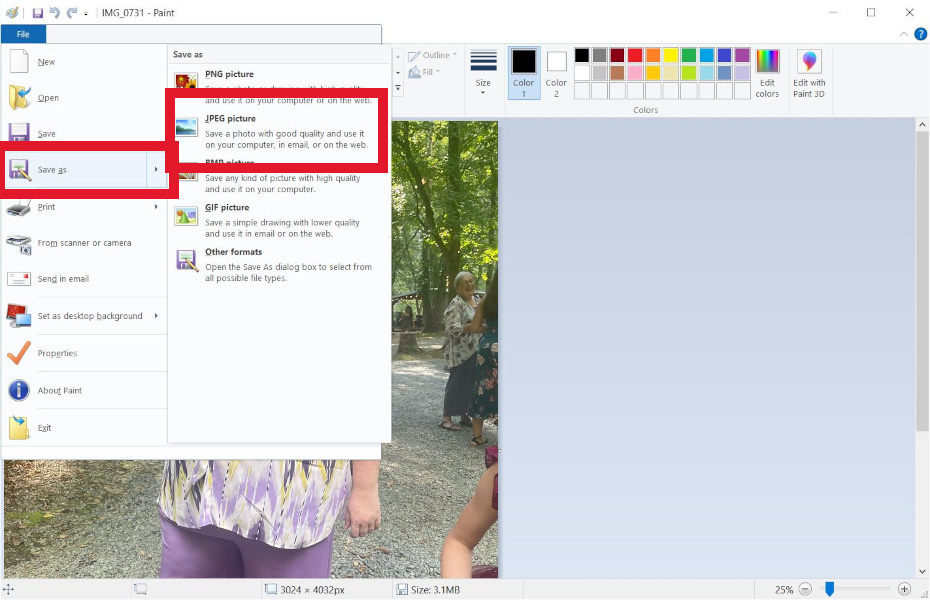 Heic To Jpg Paint Save