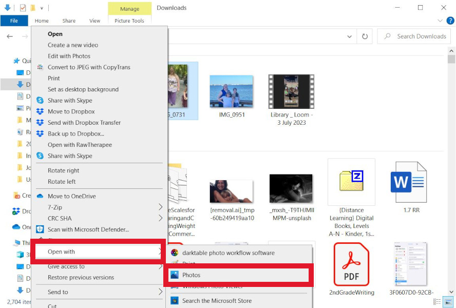 Heic To Jpg Photos Open