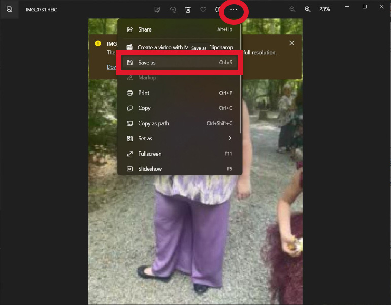 Heic To Jpg Photos Save