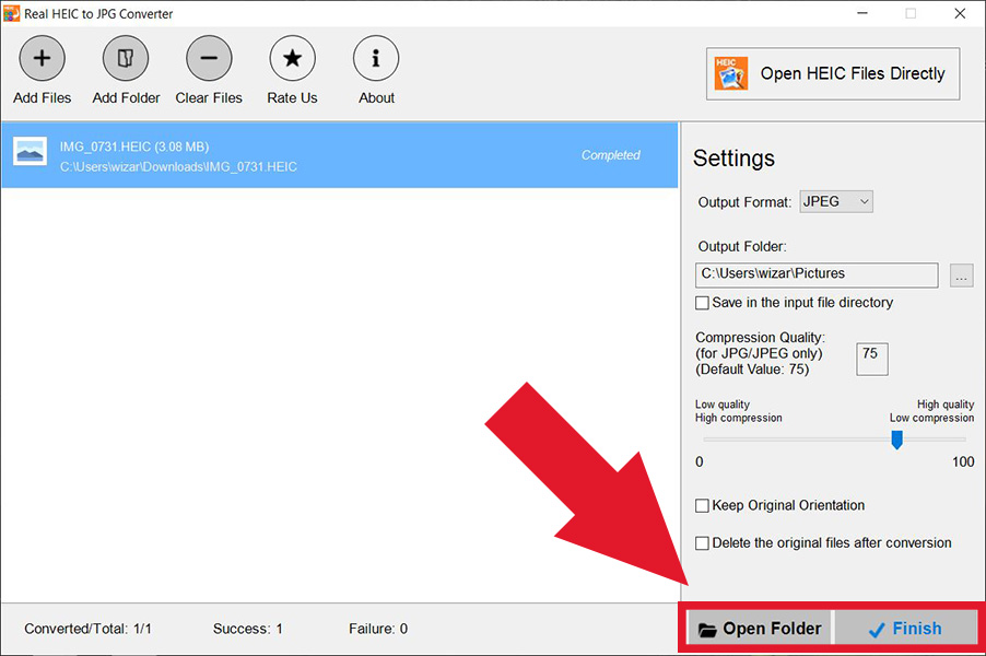 Heic To Jpg Real Heic Finish
