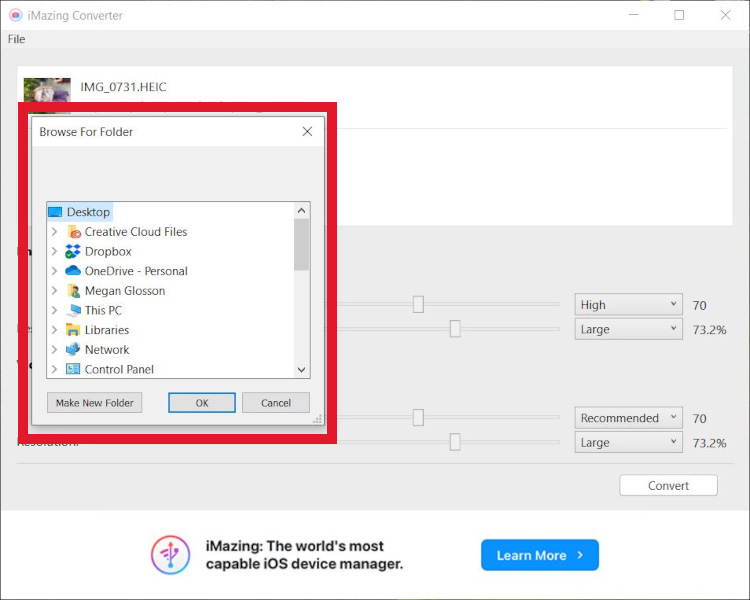 Heic To Jpg Imazing File Location