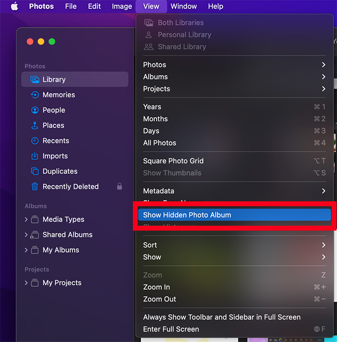 Hide Photos Mac Hidden