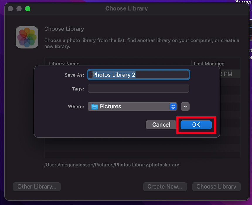 Hide Photos Mac Name Library
