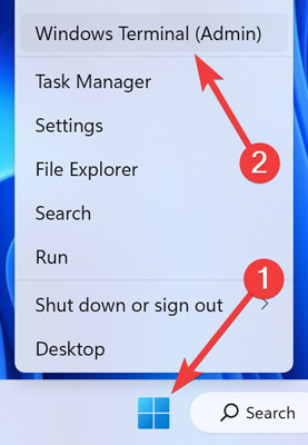 Opening Windows Terminal 5