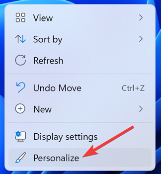 Opening The Personalization Settings On Windows (2)
