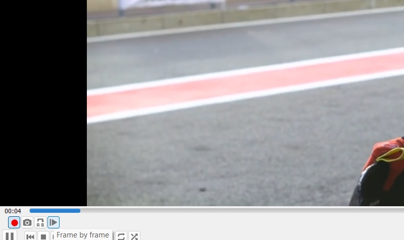 Frame by frame recording in VLC 