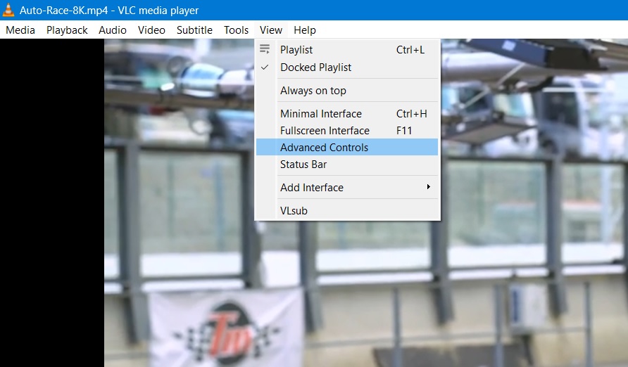 Vlc Video Editing View Advanced Controls
